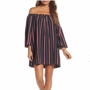 French Connection Hasan Off-Shoulder Mini Dress